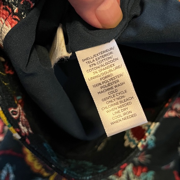 LOFT Floral Pencil A-line Skirt size 14 - Picture 6 of 8